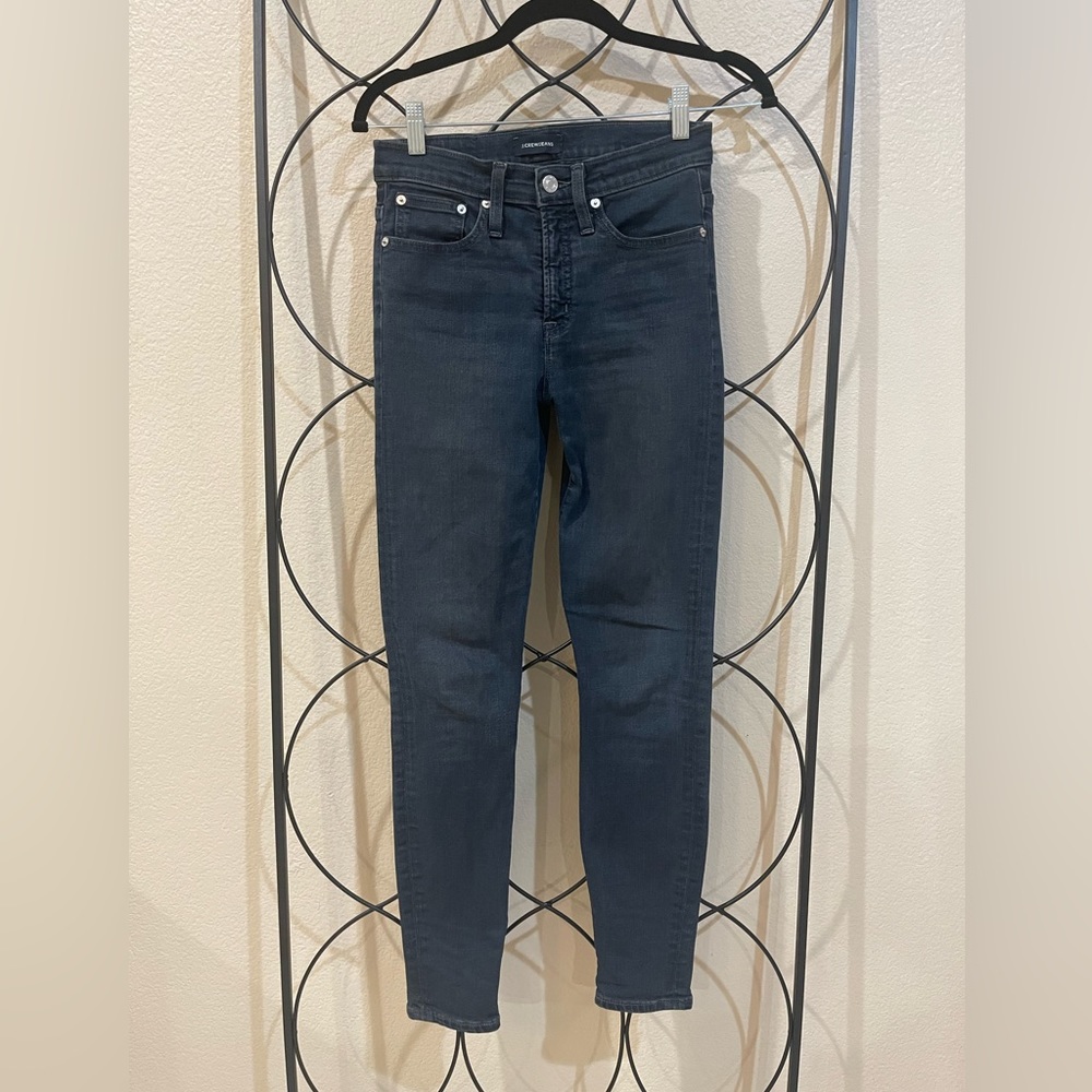J Crew high rise toothpick skinny jeans. Size 26